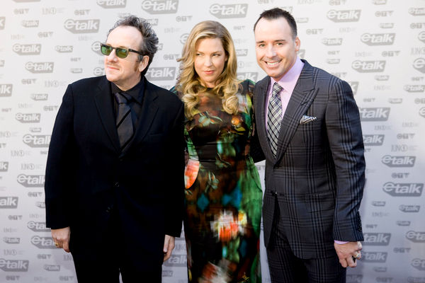 Elvis Costello, Diana Krall, David Furnish<br>The 2009 Juno Awards Red Carpet Arrivals