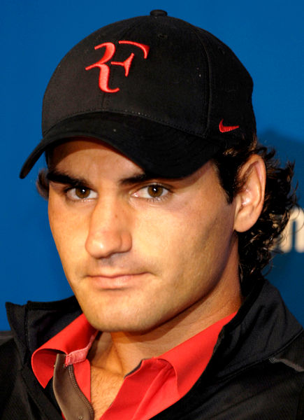 Roger Federer<br>2008 Arthur Ashe Kid's Day at USTA Billie Jean King National Tennis Center - Press Room