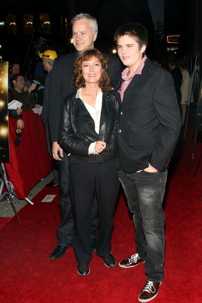 Tim Robbins, Susan Sarandon, Miles Robbins<br>