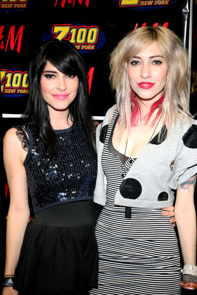 The Veronicas<br>Z100's Jingle Ball 2008 - Press Room