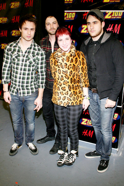 Paramore<br>Z100's Jingle Ball 2008 - Press Room