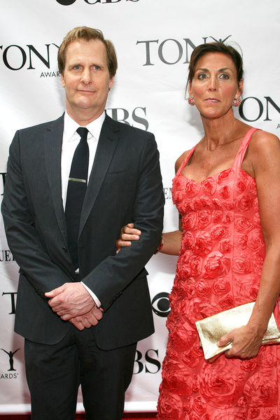 Jeff Daniels, Kathleen Treado<br>63rd Annual Tony Awards - Arrivals