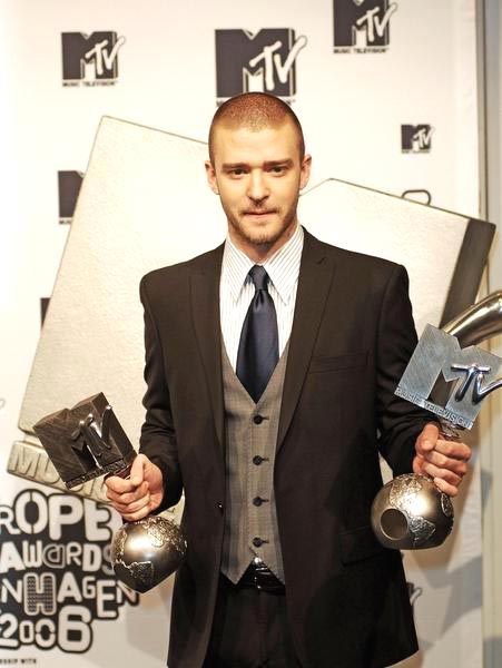 Justin Timberlake<br>2006 MTV European Music Awards Copenhagen