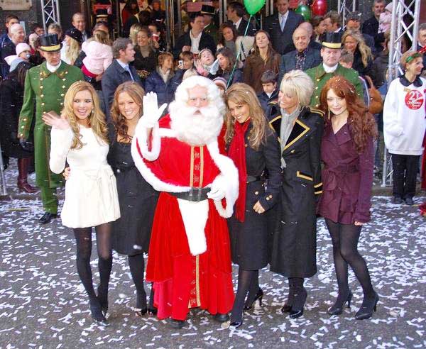 Girls Aloud<br>Girls Aloud Arriving at Harrods for the Christmas Parade this Morning