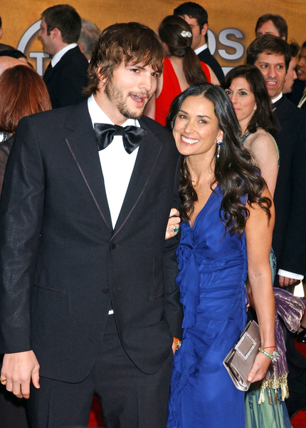 Ashton Kutcher, Demi Moore<br>13th Annual Screen Actors Guild Awards - Arrivals