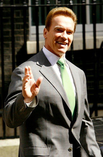 Arnold Schwarzenegger<br>Arnold Schwarzenegger and Tony Blair Meet To Discuss Climate Change
