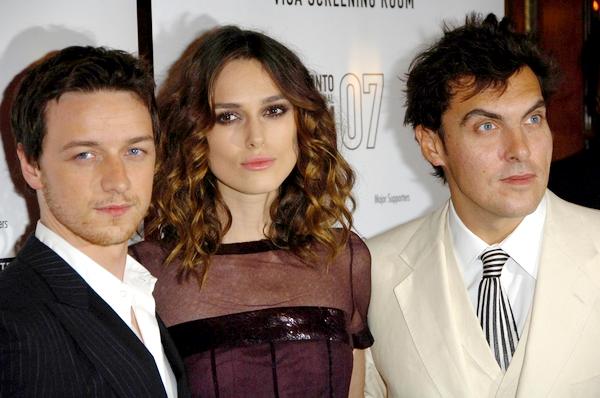 Keira Knightley, James McAvoy, Joe Wright<br>The 32nd Annual Toronto International Film Festival - Atonement Movie Premiere