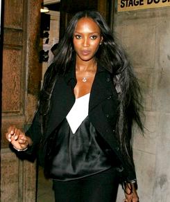 Naomi Campbell<br>Swimming With Sharks - Stage Door Departures - October 17, 2007