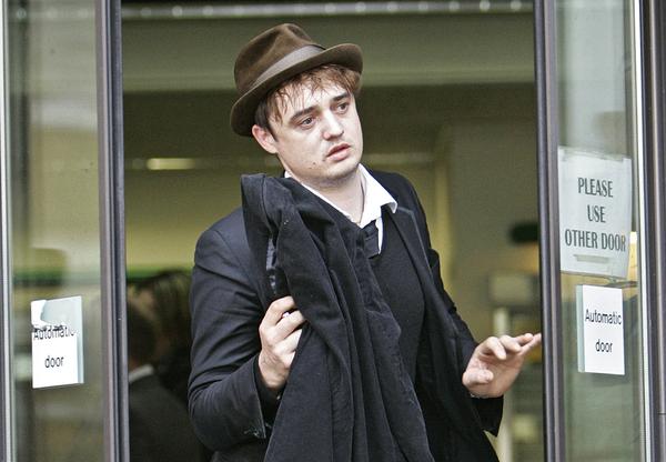Pete Doherty<br>Amy Winehouse and Pete Doherty at the Thames Magistrates Court in London on November 10, 2007
