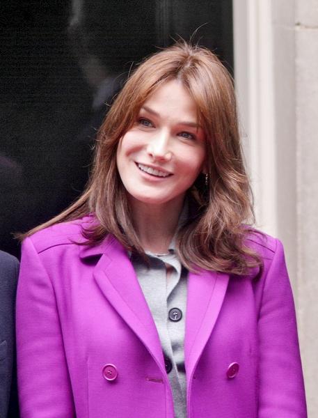 Carla Bruni<br>French President Nicolas Sarkozy Visits British Prime Minister Gordon Brown in London on March 27, 2