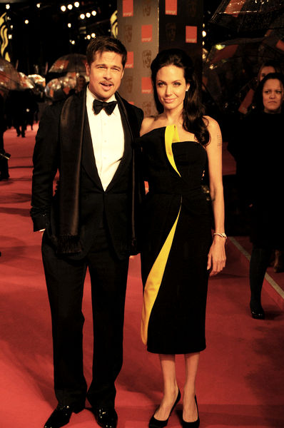 Angelina Jolie, Brad Pitt<br>2009 Orange British Academy of Film and Television Arts (BAFTA) Awards - Arrivals