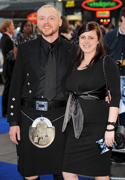 Simon Pegg, Maureen McCann<br>