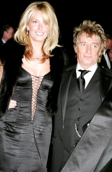 Rod Stewart, Penny Lancaster<br>2003 Clive Davis Pre-GRAMMY Party