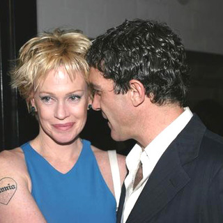 Melanie Griffith;Antonio Banderas; in 48th Annual Drama Desk Awards