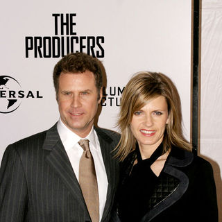 Will Ferrell;Viveca Paulin; in The Producers New York City Movie Premiere - Inside Arrivals