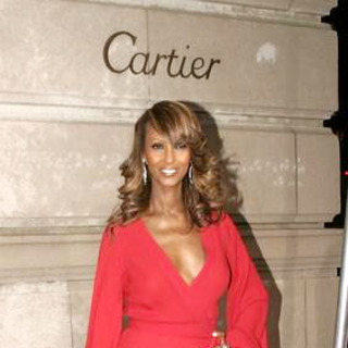Iman; in Cocktail Party and Intimate Dinner in Celebration of the Cartier Charity Love Bracelet