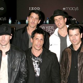 New Kids On The Block; in New Kids on the Block Announce Their New Album and Upcoming Tour at Macy's in New York
