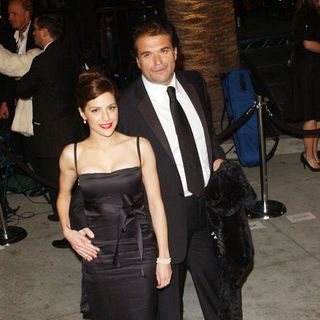 Brittany Murphy, Simon Monjack in 2007 Vanity Fair Oscar Party