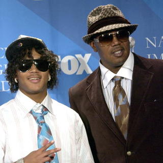 Master P;Romeo; in 39th NAACP Image Awards - Press Room