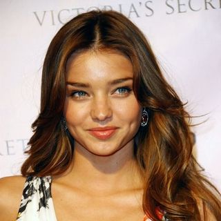 Miranda Kerr; in Victoria's Secret Miranda Kerr Celebrates The Launch of the Heavenly Kiss Fragrance