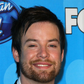 David Cook; in 2008 American Idol Finale - Press Room