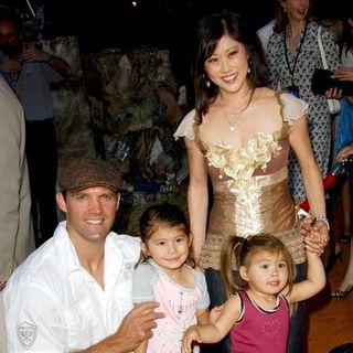 Kristi Yamaguchi;Bret Hedican; in "WALL.E" World Premiere - Arrivals