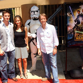 Matt Lanter;Catherine Taber;James Arnold Taylor; in Star Wars: The Clone Wars U.S. Premiere - Arrivals