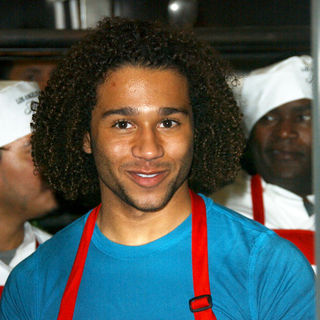 Corbin Bleu in Los Angeles Mission Thanksgiving Meal For The Homeless