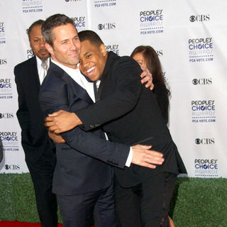 Rob Estes;Tristan Wilds; in 35th Annual People's Choice Awards - Arrivals