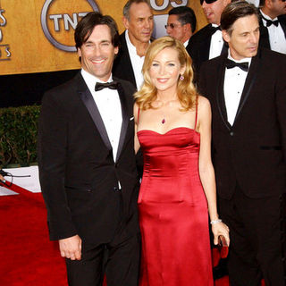 Jon Hamm;Jennifer Westfeldt; in 15th Annual Screen Actors Guild Awards - Arrivals