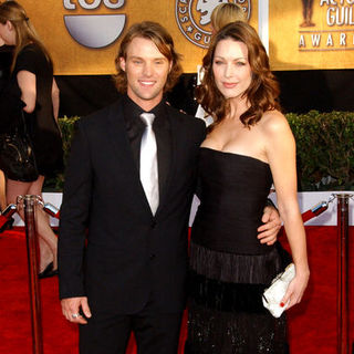 Jesse Spencer;Louise Griffiths; in 15th Annual Screen Actors Guild Awards - Arrivals
