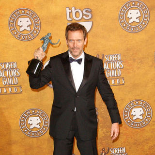 Hugh Laurie; in 15th Annual Screen Actors Guild Awards - Press Room