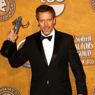 Hugh Laurie; in 15th Annual Screen Actors Guild Awards - Press Room