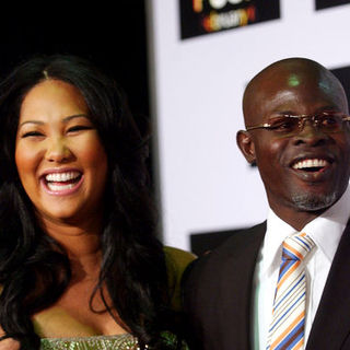 Djimon Hounsou, Kimora Lee Simmons in "Push" Los Angeles Premiere - Arrivals