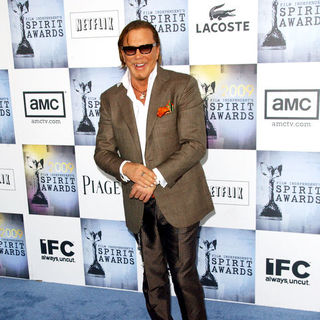 Mickey Rourke; in 2009 Film Independent Spirit Awards - Arrivals