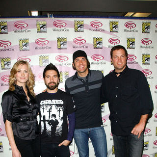 Yvonne Strahovski;Joshua Gomez;Zachary Levi;Adam Baldwin; in Wonder Con - Day 3