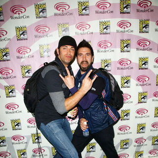 Zachary Levi;Joshua Gomez; in Wonder Con - Day 3
