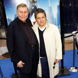 Brad Grey;Sumner Redstone; in "Monsters vs. Aliens" Los Angeles Premiere - Arrivals