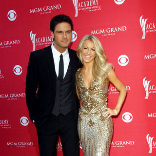 Chuck Wicks;Julianne Hough; in 44th Annual Academy Of Country Music Awards - Arrivals