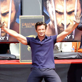 Hugh Jackman; in Hugh Jackman Hand And Footprints Ceremony