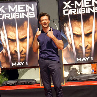 Hugh Jackman; in Hugh Jackman Hand And Footprints Ceremony
