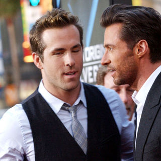 Ryan Reynolds;Hugh Jackman; in "X-Men Origins: Wolverine" Los Angeles Premiere - Arrivals