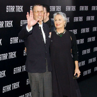 Leonard Nimoy;Susan Bay; in "Star Trek" Los Angeles Premiere - Arrivals