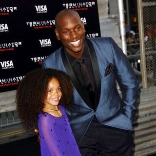 Jadagrace;Tyrese Gibson; in "Terminator Salvation" Los Angeles Premiere - Arrivals