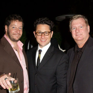 Jeffrey Ross, J.J. Abrams, Len McLeod in 35th Annual Saturn Awards AfterParty Sponsored by Highlander Films