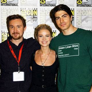 Anita Briem, Sam Huntington, Brandon Routh in 2009 Comic Con International - Day 1