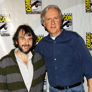 Peter Jackson;James Cameron; in 2009 Comic Con International - Day 2
