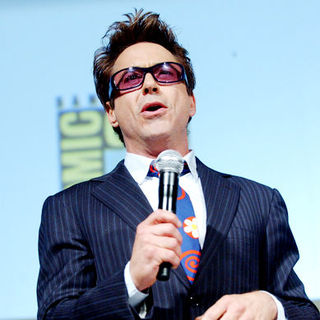 Robert Downey Jr.; in 2009 Comic Con International - Day 3