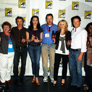 Anna Paquin, Rutina Wesley, Sam Trammell, Stephen Moyer, Nelsan Ellis, Alan Ball, Deborah Ann Woll, Michelle Forbes, Charlaine Harris in 2009 Comic Con International - Day 3