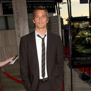 Timothy Olyphant; in "A Perfect Getaway" Los Angeles Premiere - Arrivals